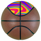 波カラフル模様 バスケットボール (右)