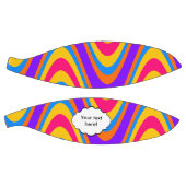 波カラフル模様 バスケットボール (パネル)