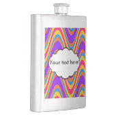 波カラフル模様 フラスク (右)