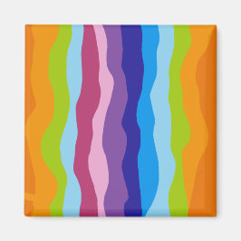 波カラフル波 マグネット