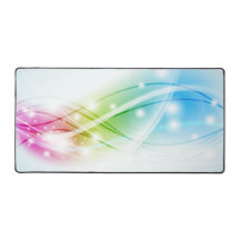 波カラフル青の背景