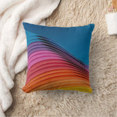 波カラフル クッション (ブランケット)