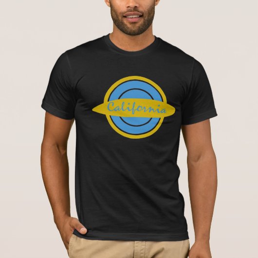 波カリフォルニア Tシャツ (正面)
