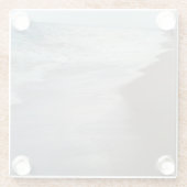 波ガラスのコースター ガラスコースター (裏面)