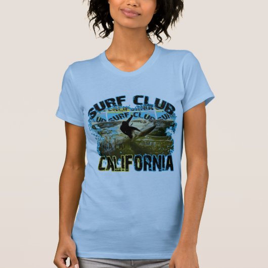 波クラブカリフォルニア Tシャツ (正面)