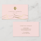 波ゴールデンシーセルビジネスカード 名刺 (正面/裏面)