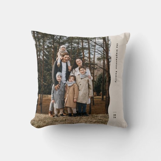 波シンプルモダンエッジ1フォトニュートラル クッション (正面)