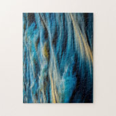 波シーカラフル海湖ホワイトキャップウォーター ジグソーパズル (縦)