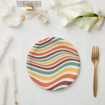 波ストライプ状グランジ.レトロ溝