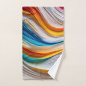 波スプラッシュバスタオルセット バスタオルセット (ハンドタオル)