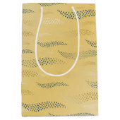 波タイガー（様式化パターン） 1 ミディアムペーパーバッグ (正面)