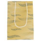 波タイガー（様式化パターン） 1 ミディアムペーパーバッグ (裏面)