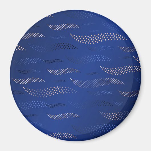 波タイガー（様式化パターン） 2 マグネット (正面)