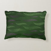 波タイガー（様式化パターン） 5 アクセントクッション (裏面)