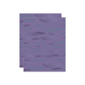 波タイガー(様式化パターン) 9 ノートカード (正面/裏面インサイチュ)