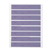 波タイガー（様式化パターン） 9 ラップアラウンドラベル (シート)