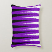 波デザイン紫 アクセントクッション (正面(垂直))