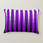 波デザイン紫 アクセントクッション (裏面)