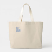 波トートバッグより強い ラージトートバッグ (裏面)