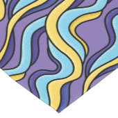 波パタカラフルーンファンキーレトロモダン抽象芸術 ショートテーブルランナー (コーナー)