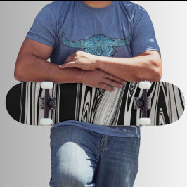 波パタクールーンTaupeブラック スケートボード