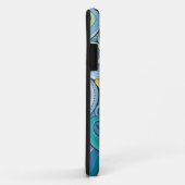 波パターンの中の魚 Case-Mate iPhoneケース (裏面/右)