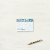 波パターン|の中の魚はあなたの名前を加えます ポストイット (デスク上)