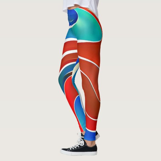 波パターン#02 レギンス (左)