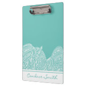 波パーソナライズされた クリップボード (左)