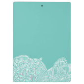 波パーソナライズされた クリップボード (裏面)