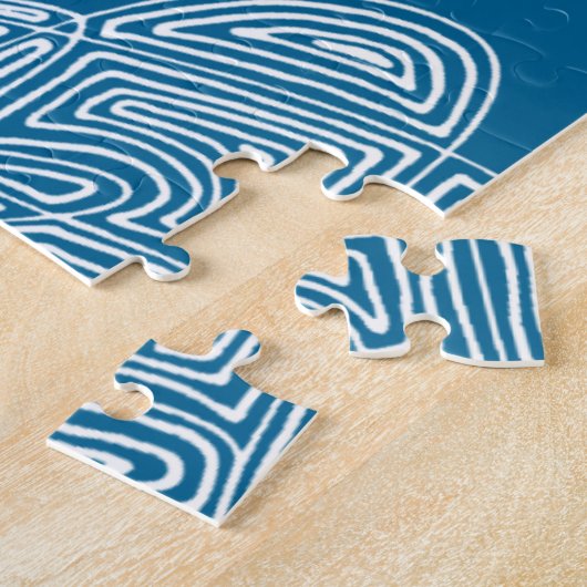 波パーソナライズされた ジグソーパズル (側面)