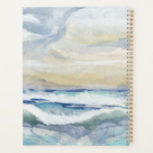 波ビーチシーショアシーショアシーショアコースタルウォーター色 プランナー手帳 (裏面)