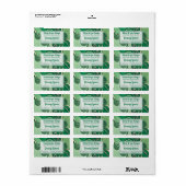 波ファンキー生手作り石鹸パーソナライズされた ラベル (フルシート)