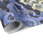 波フェミニンヴィンテージ日本の葛飾北斎 ラッピングペーパー (ロールコーナー)