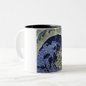 波フェミニン ツートーンマグカップ (正面左)