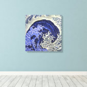 波フェミニン |北斎 | キャンバスプリント (インサイチュ (ウッドフロア))