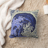 波フェミニン |北斎 | クッション (ブランケット)
