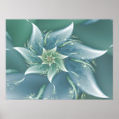 波フラクタル ポスター (正面)