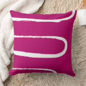 波ホットピンク クッション (ブランケット)