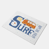 波ポスターをつかまえて下さい ドアマット (アングル)