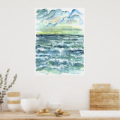 波ポスター ポスター (キッチン)