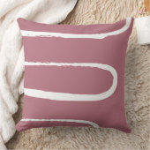 波マウブピンク クッション (ブランケット)