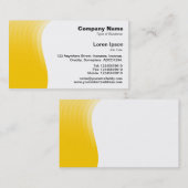 波マージン – オレンジ 名刺 (正面/裏面)