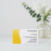 波マージン – オレンジ 名刺 (スタンド正面)