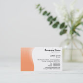 波マージン – ピーチ 名刺 (スタンド正面)