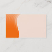 波マージンv2 – オレンジ 名刺 (裏面)