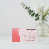 波マージンv2 – トロピカルピンク 名刺 (スタンド正面)