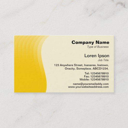 波マージンv2 – 琥珀 名刺 (正面)