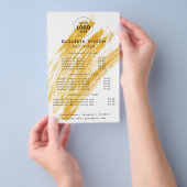 波モダンエレガントグリッター チラシ (ハンドル)