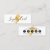 波モダンエレガントグリッター ロイヤリティカード (正面/裏面)